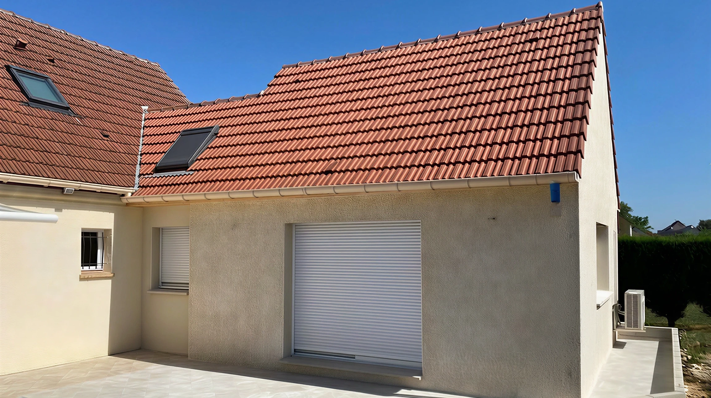 Int&eacute;rieur d'une maison en construction